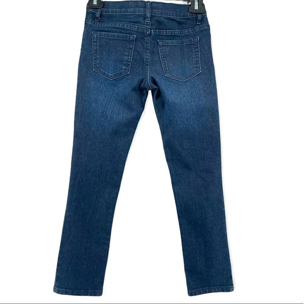 The Children’s Place Girl’s Basic Stretch Super Skinny Dark Wash Denim Jeans 8